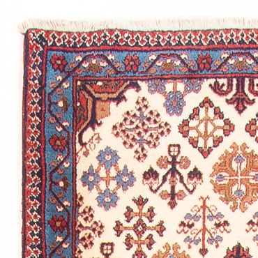 Tapis de couloir Tapis persan - Nomadic - 440 x 95 cm - crème