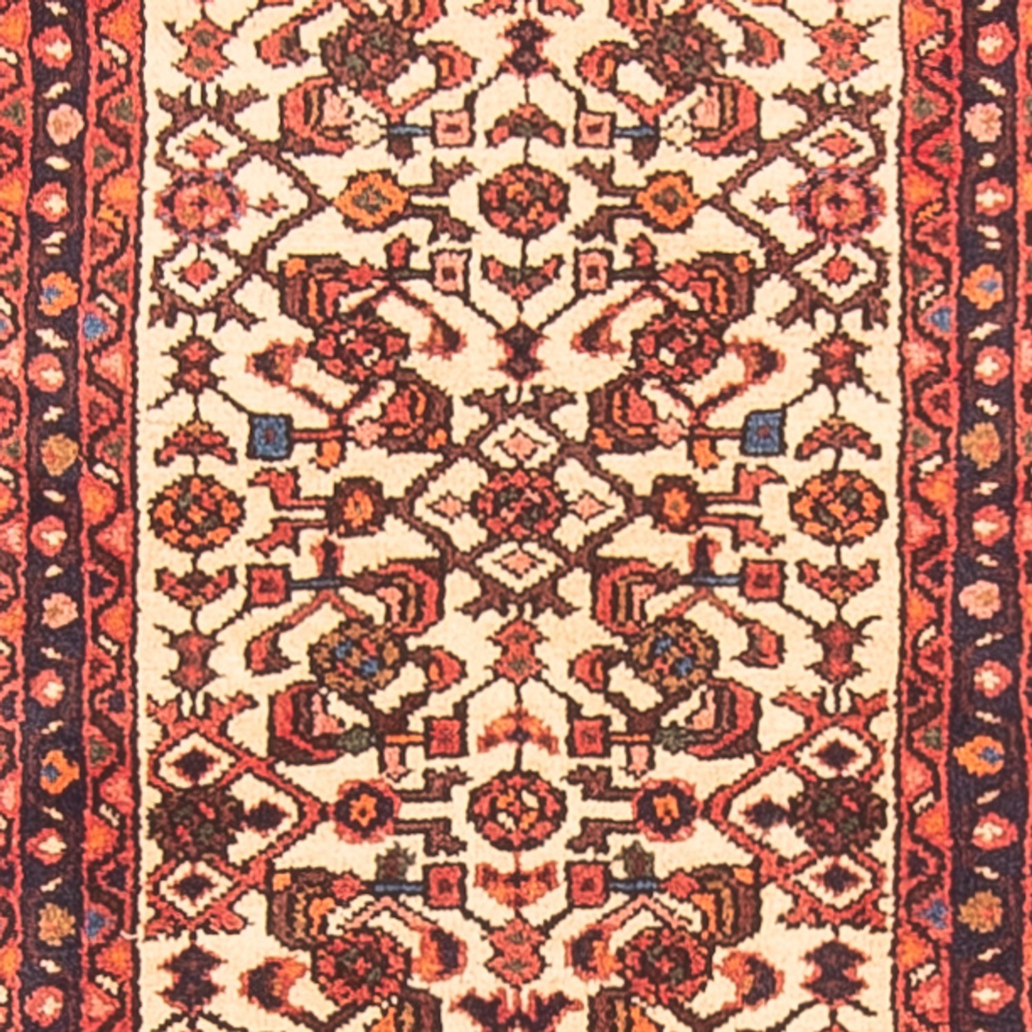 Läufer Kelim - Oriental - 408 x 70 cm - beige