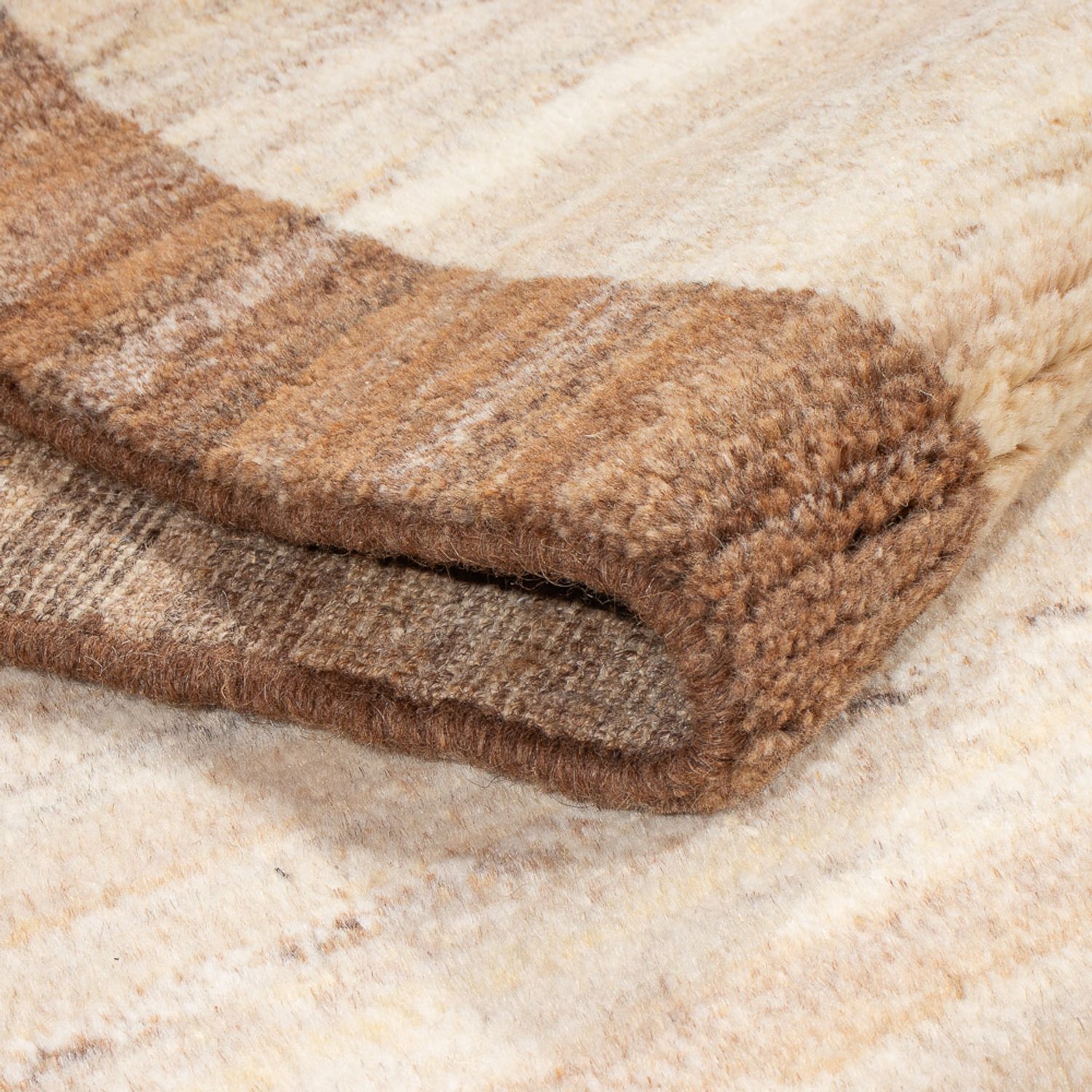 Tappeto corsia Tappeto Gabbeh - Persero - 235 x 78 cm - naturale