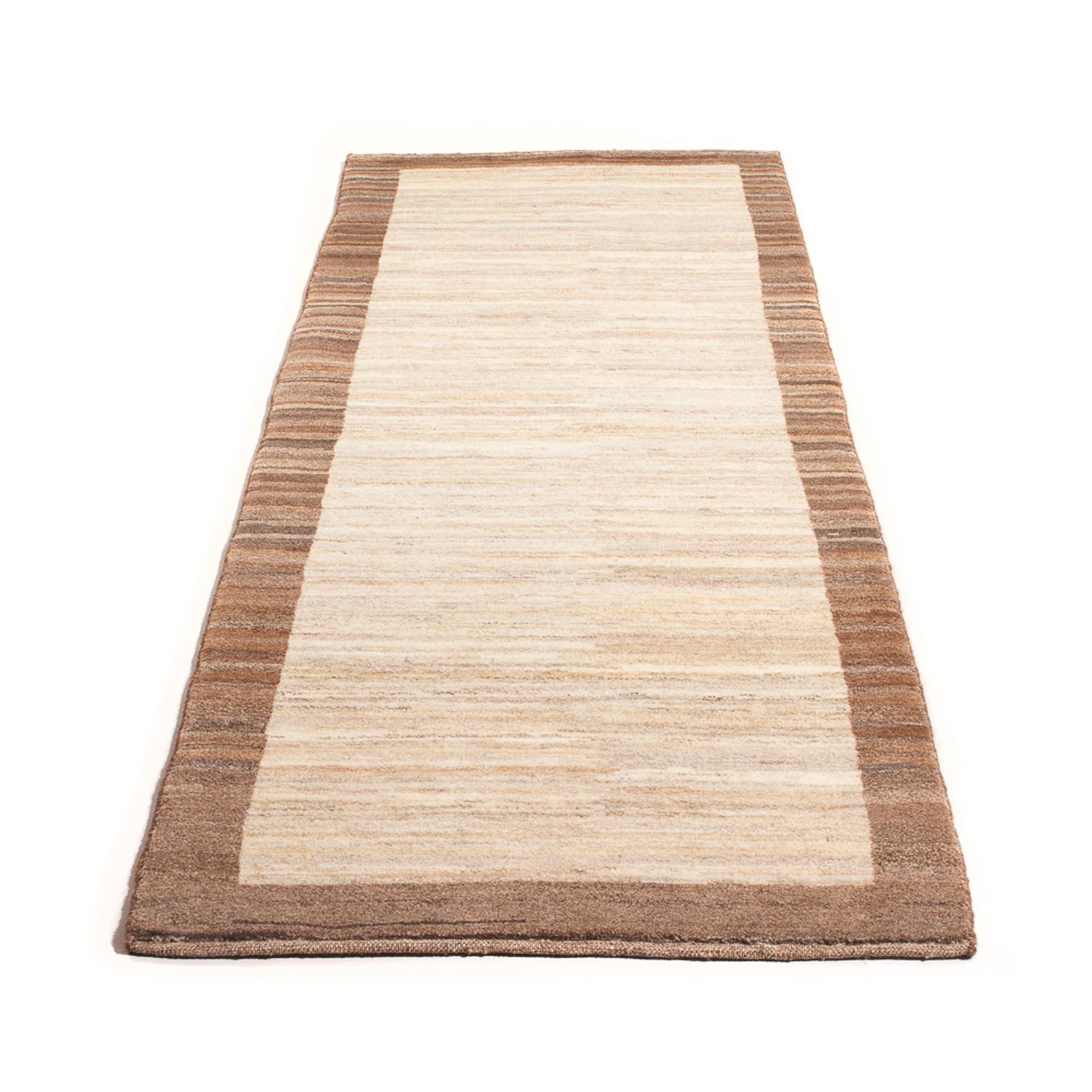 Tappeto corsia Tappeto Gabbeh - Persero - 235 x 78 cm - naturale