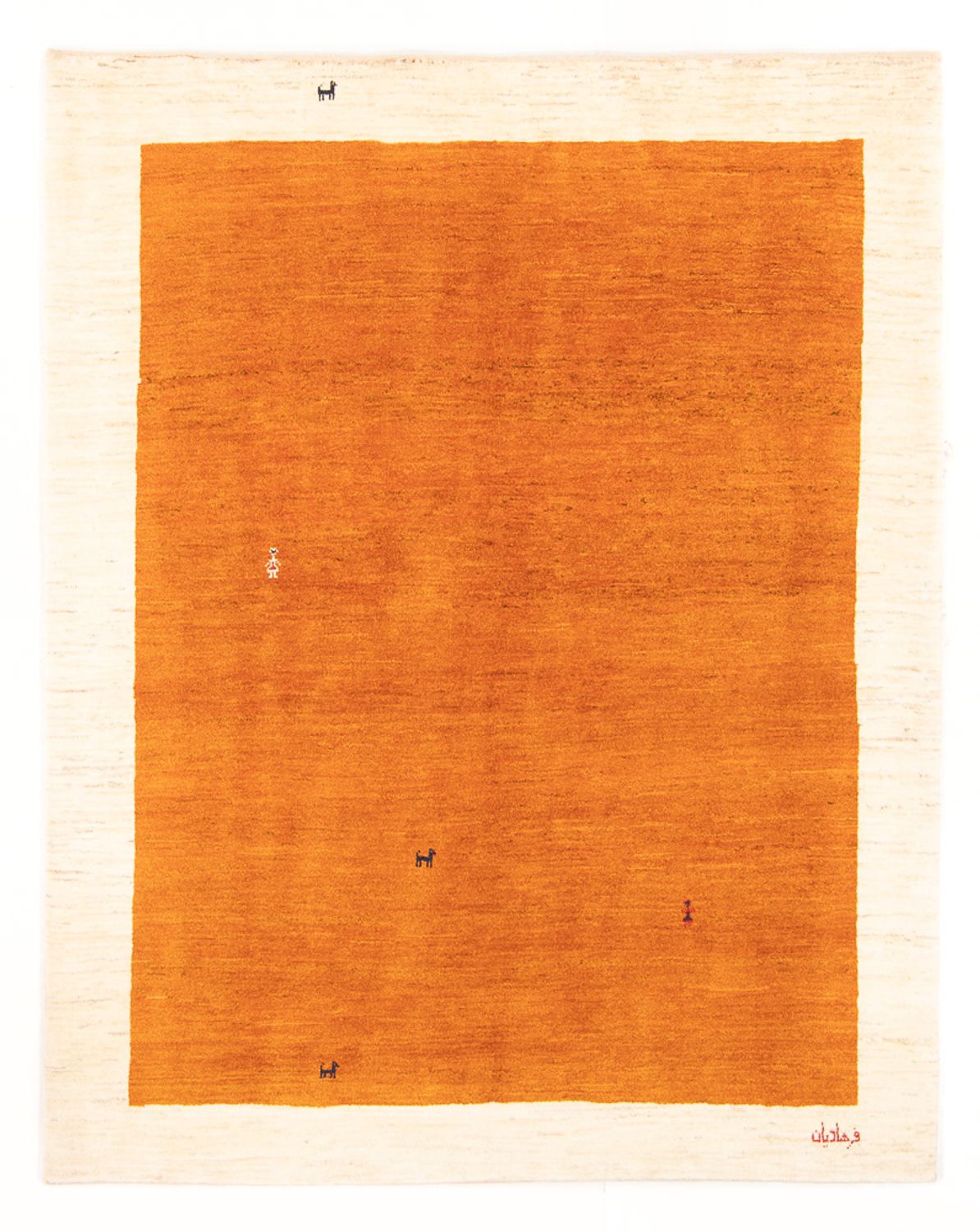 Tappeto Gabbeh - Persero - 230 x 174 cm - arancione