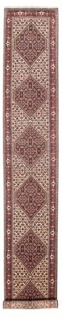 Tapis de couloir Tapis persan - Bidjar - 410 x 67 cm - crème