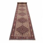 Tapis de couloir Tapis persan - Bidjar - 410 x 67 cm - crème