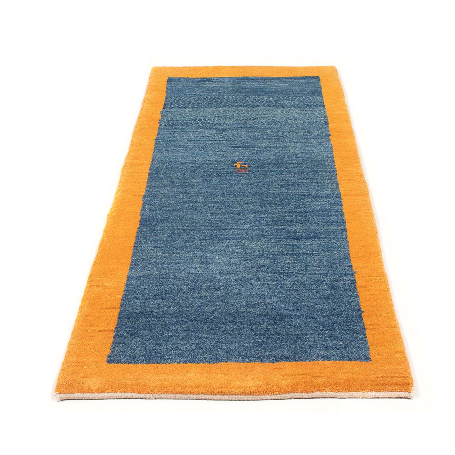Alfombra de pasillo Alfombra Gabbeh - Persa - 210 x 75 cm - azul