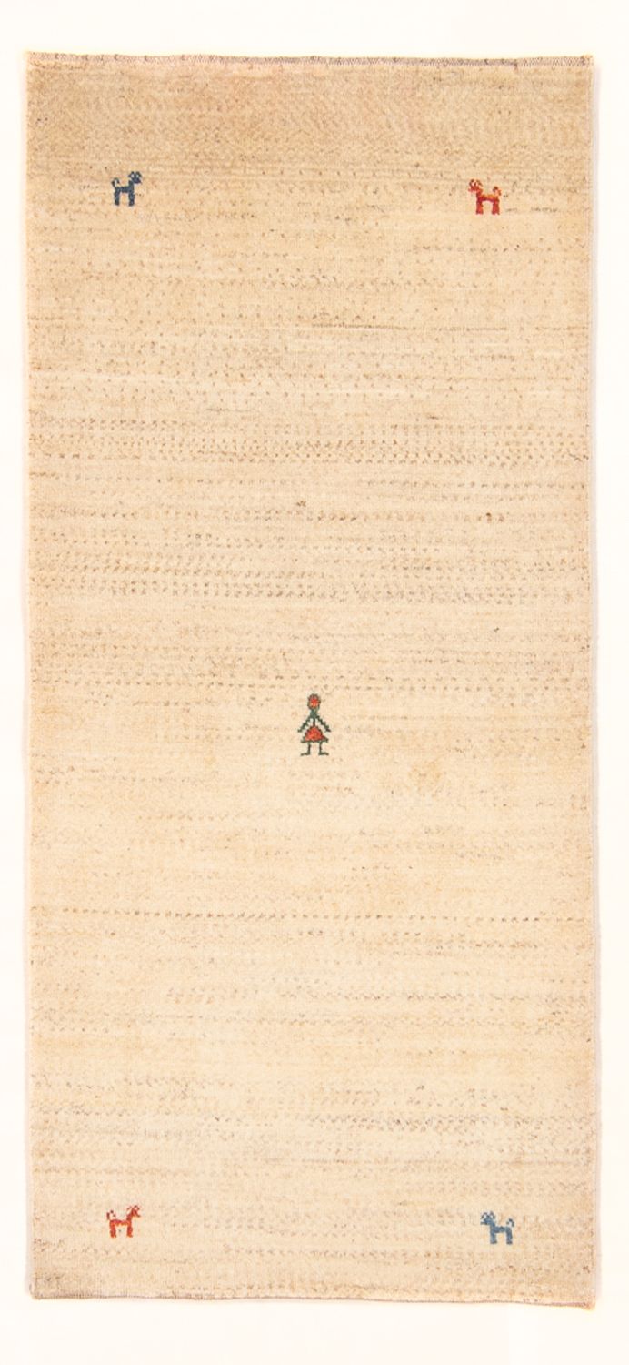 Tapis Gabbeh - Persan - 171 x 82 cm - crème