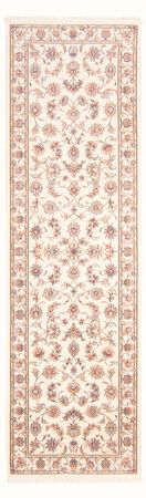 Loper Perzisch tapijt - Tabriz - Royal - 296 x 86 cm - crème