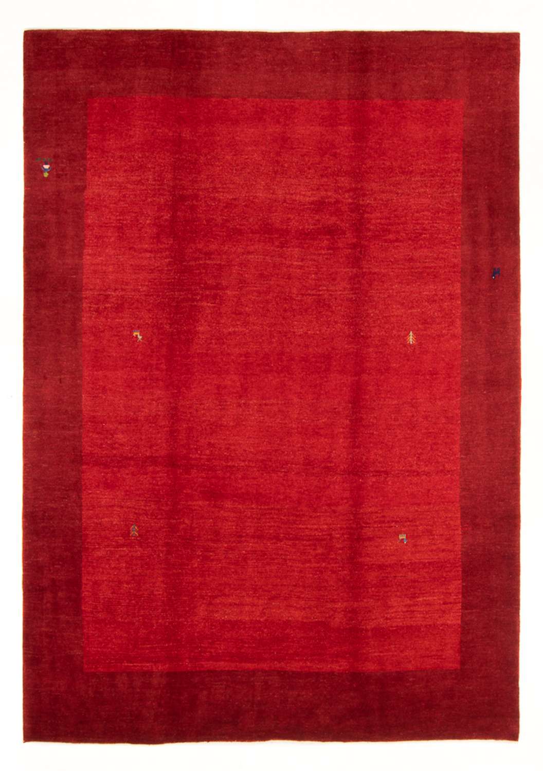 Tapis Gabbeh - Persan - 297 x 223 cm - rouge