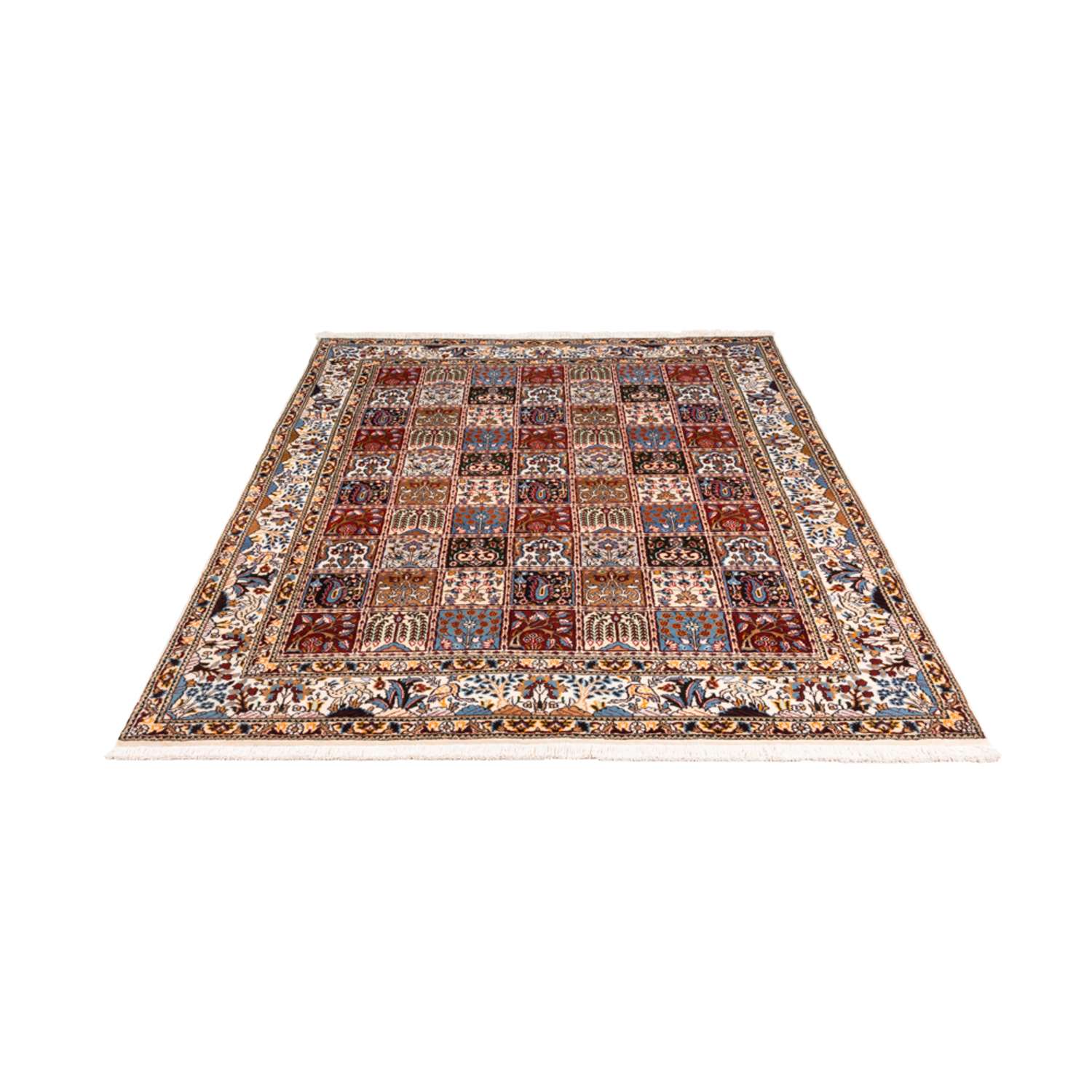 Persisk teppe - klassisk - 194 x 148 cm - flerfarget