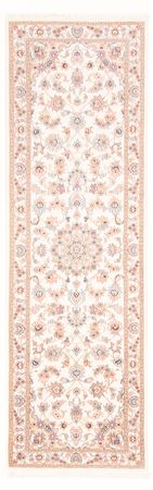 Runner Perser Rug - Tabriz - Royal - 254 x 81 cm - cream