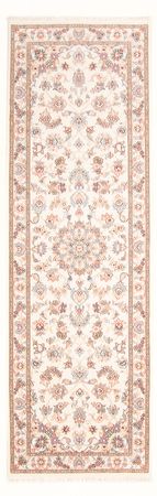 Løper Persisk teppe - Tabriz - Royal - 250 x 80 cm - krem