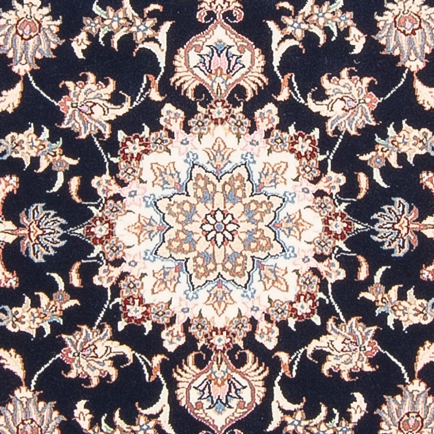 Tappeto corsia Tappeto Persero - Tabriz - Reale - 208 x 82 cm - blu scuro