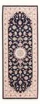 Loper Perzisch tapijt - Tabriz - Royal - 208 x 82 cm - donkerblauw