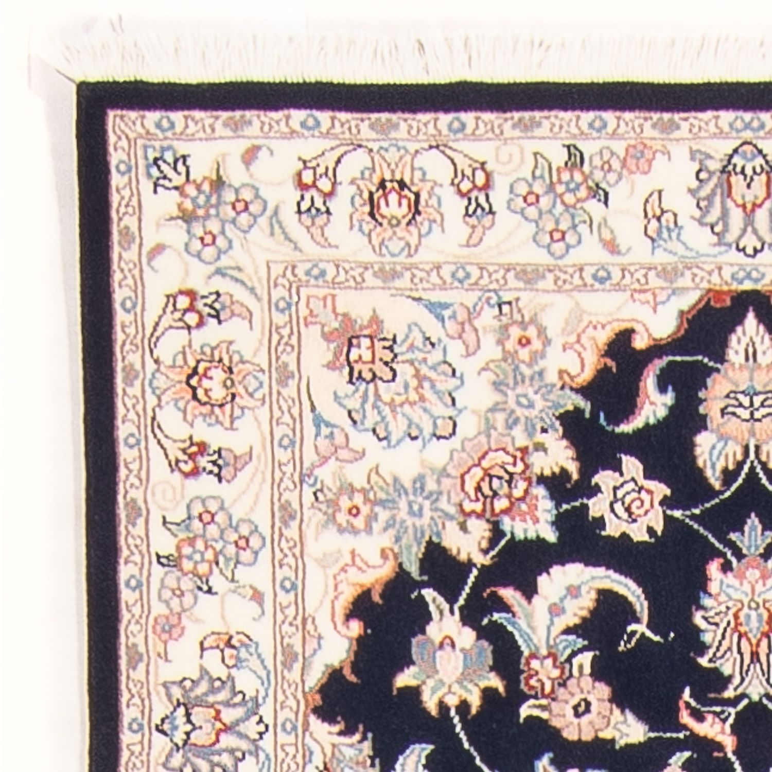 Loper Perzisch tapijt - Tabriz - Royal - 252 x 81 cm - donkerblauw