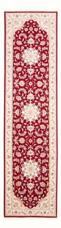 Corredor Tapete Persa - Tabriz - Royal - 305 x 81 cm - vermelho