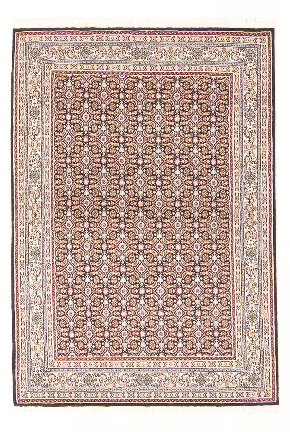 Tapis persan - Classique - 147 x 98 cm - bleu foncé