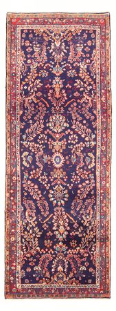 Tapis de couloir Tapis persan - Classique - 298 x 110 cm - bleu foncé