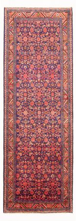 Tapis de couloir Tapis persan - Nomadic - 308 x 118 cm - bleu foncé