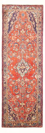 Tapis de couloir Tapis persan - Nomadic - 313 x 108 cm - rouge