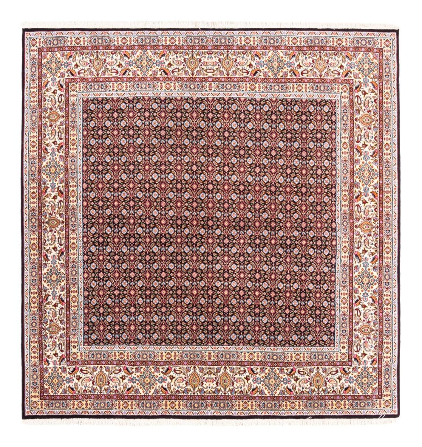 Tapis persan - Classique carré  - 195 x 193 cm - bleu foncé