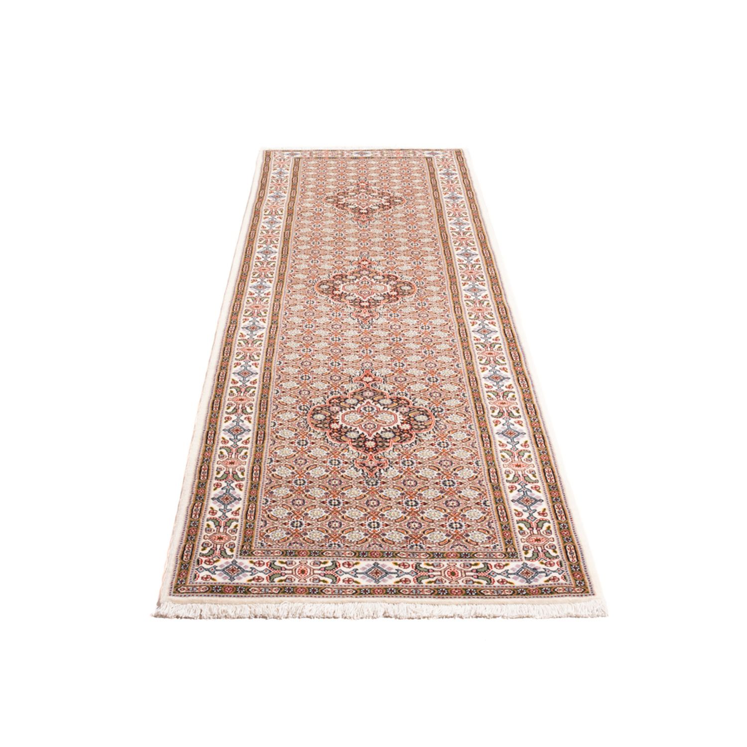 Tapis de couloir Tapis persan - Classique - 299 x 80 cm - crème