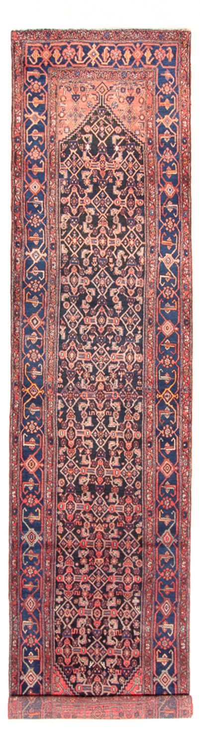 Tapis de couloir Tapis persan - Nomadic - 432 x 112 cm - bleu foncé