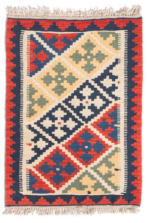 Alfombra Kelim - Oriental - 93 x 63 cm - multicolor