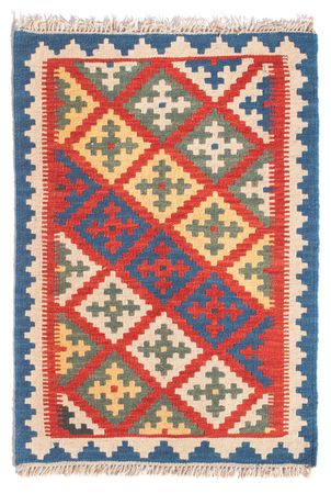 Tapete Kelim - Oriental - 94 x 64 cm - multicolorido