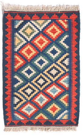 Kelim Rug - Oriental - 98 x 68 cm - multicolored