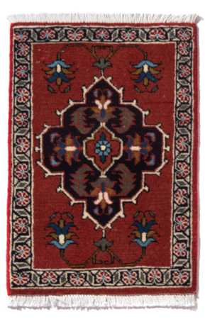 Alfombra persa - Nómada - 54 x 40 cm - multicolor