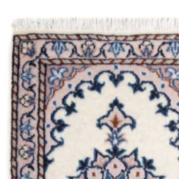 Tapis persan - Nain - 60 x 40 cm - crème