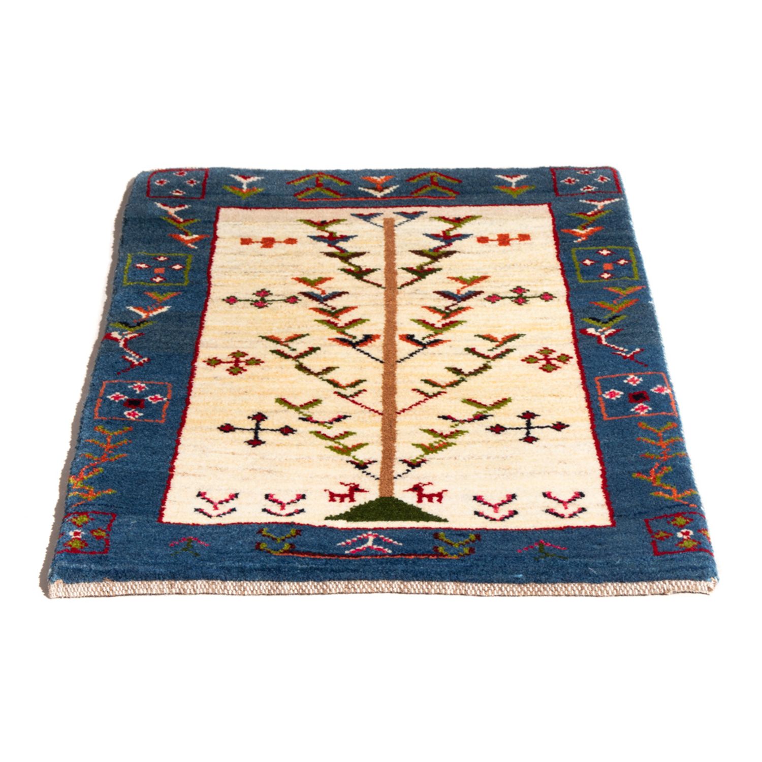 Tapete Gabbeh - Persa - 92 x 63 cm - multicolorido