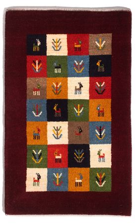 Tapis Gabbeh - Persan - 88 x 61 cm - multicolore