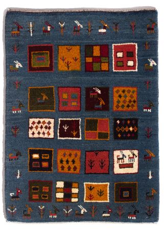 Gabbeh Rug - Perser - 90 x 65 cm - multicolored