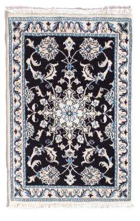 Perser Rug - Nain - 90 x 60 cm - dark blue