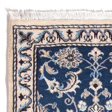 Tapis persan - Nain - 90 x 60 cm - bleu