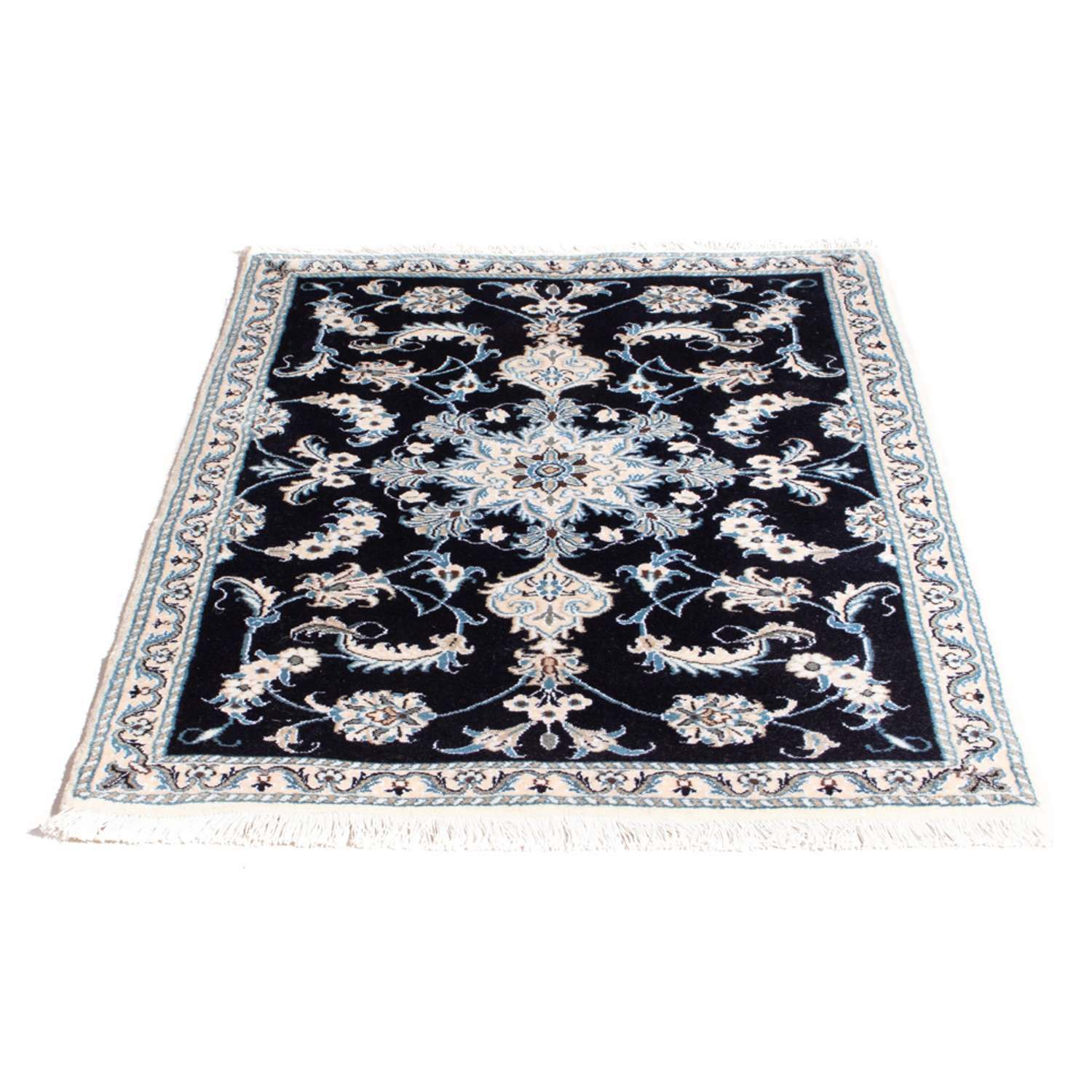 Tappeto Persero - Nain - 135 x 89 cm - blu scuro