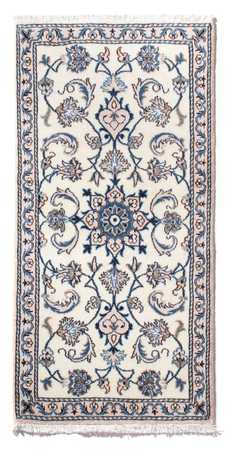 Tapis persan - Nain - 137 x 68 cm - crème