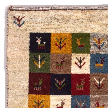 Tapis Gabbeh - Persan - 90 x 62 cm - multicolore