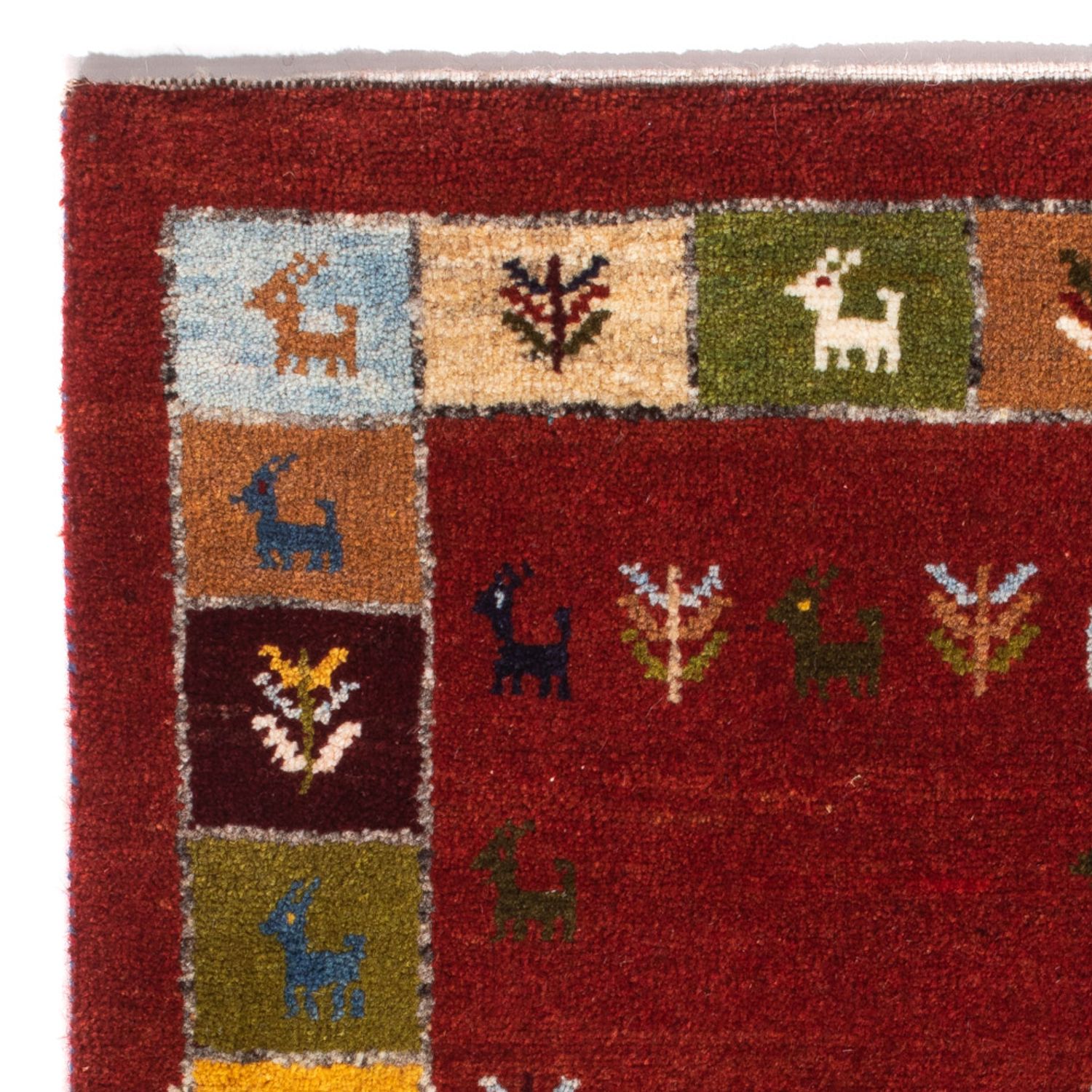 Tapis Gabbeh - Persan - 88 x 61 cm - multicolore