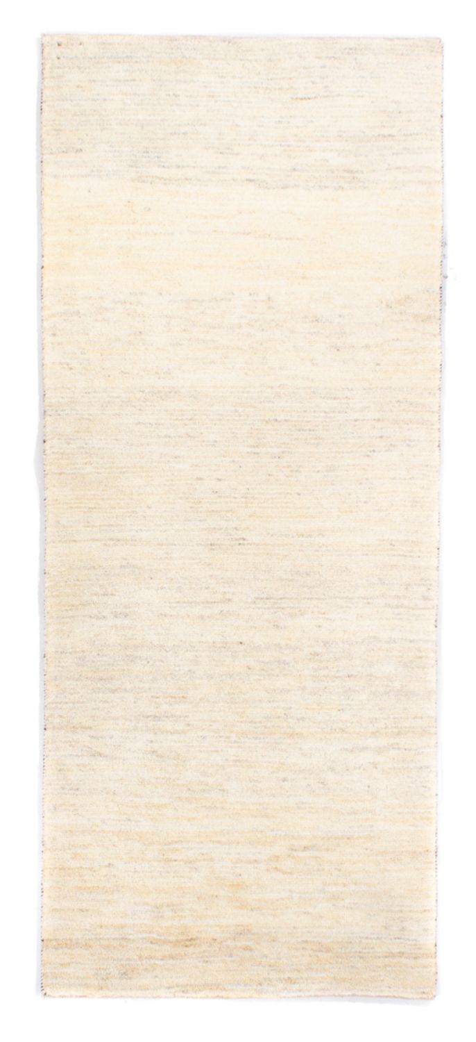 Løper Gabbeh-teppe - persisk - 196 x 84 cm - beige