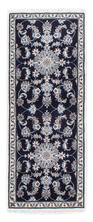 Loper Perzisch tapijt - Nain - 200 x 79 cm - donkerblauw