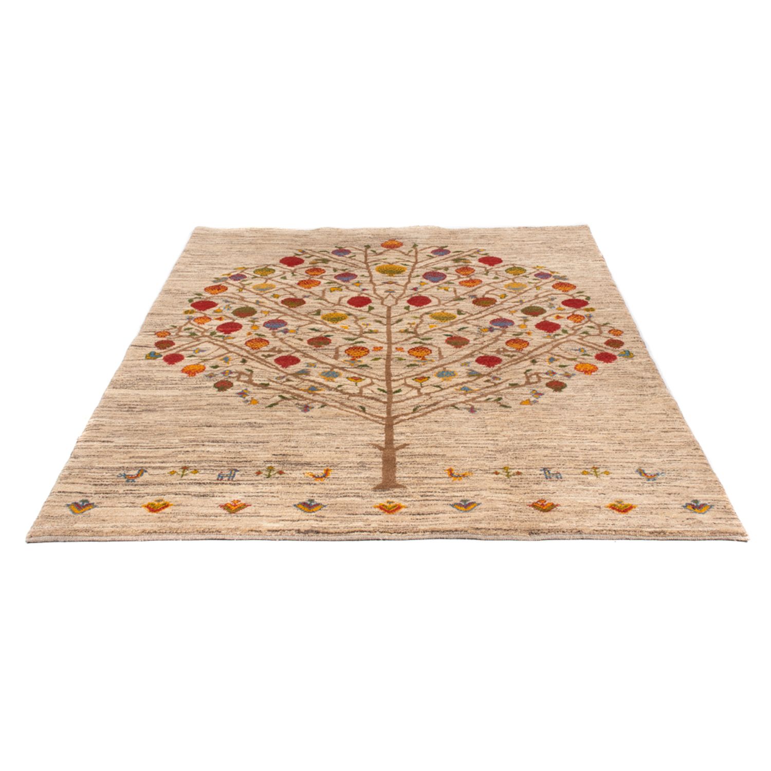 Alfombra Gabbeh - Persa - 201 x 148 cm - natural