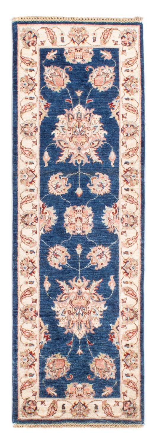 Tapis Ziegler - 190 x 62 cm - bleu foncé