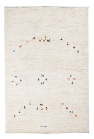 Gabbeh Teppich - Perser - 178 x 126 cm - beige