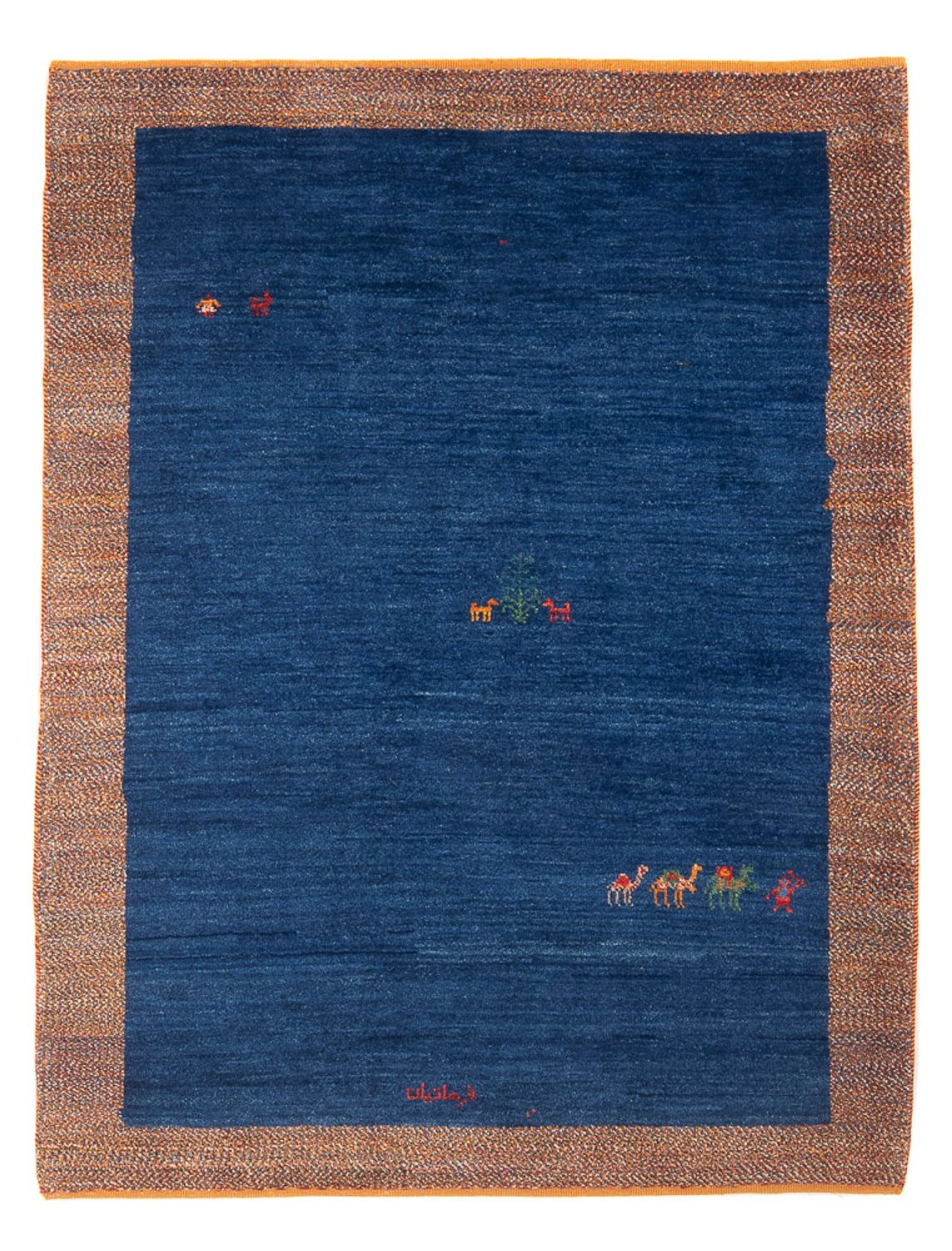 Tapete Gabbeh - Persa - 175 x 124 cm - multicolorido