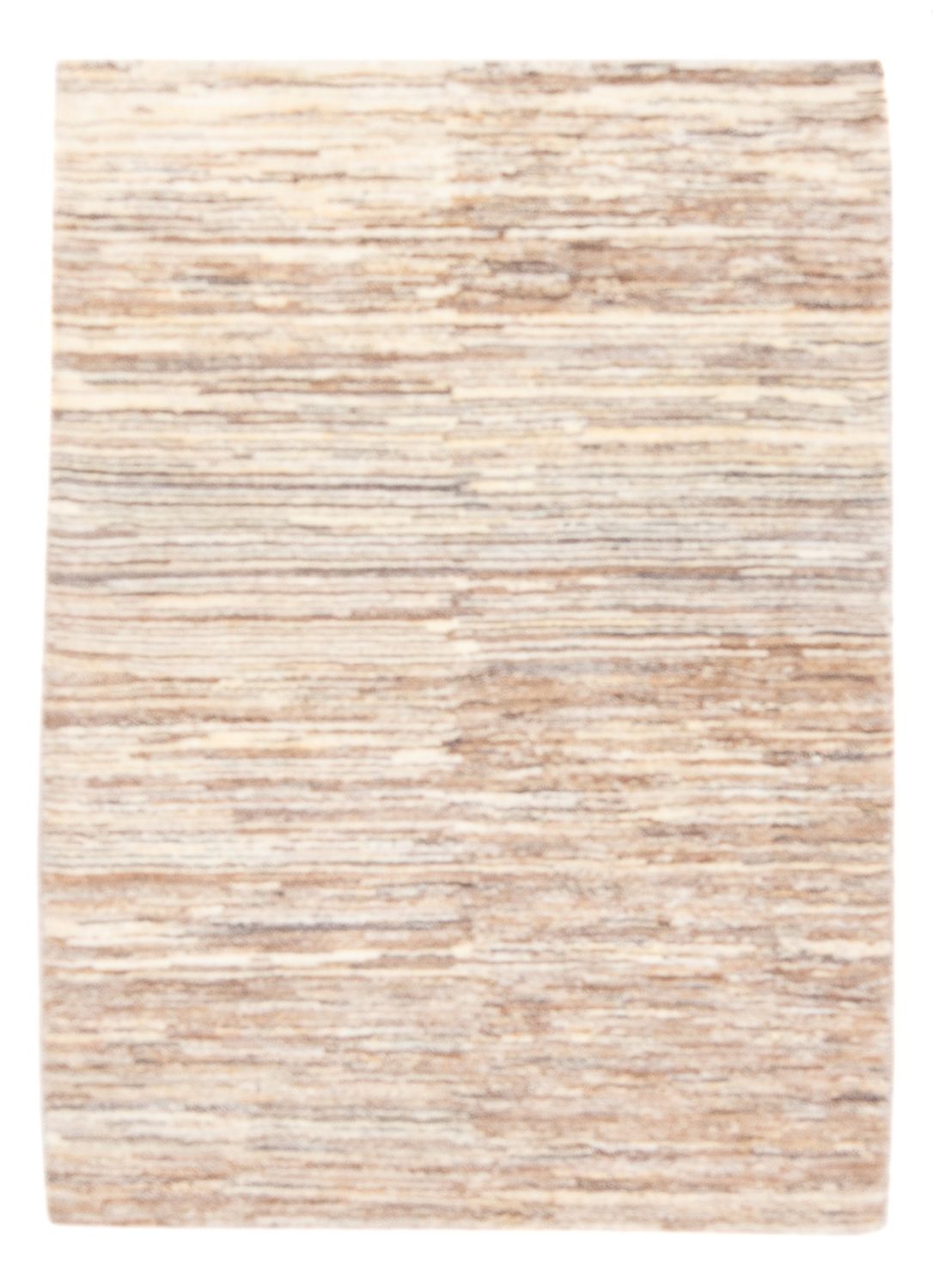 Gabbeh-matta - persisk - 142 x 102 cm - mörk beige