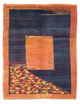 Gabbeh-teppe - persisk - 196 x 157 cm - flerfarget