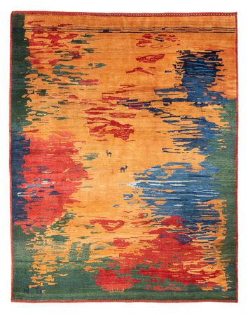 Gabbeh Teppich - Perser - 282 x 234 cm - mehrfarbig