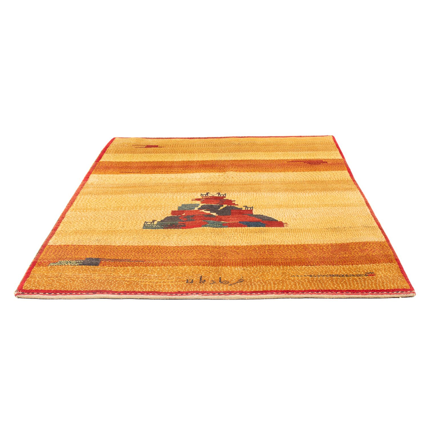 Tapis Gabbeh - Persan - 187 x 153 cm - multicolore