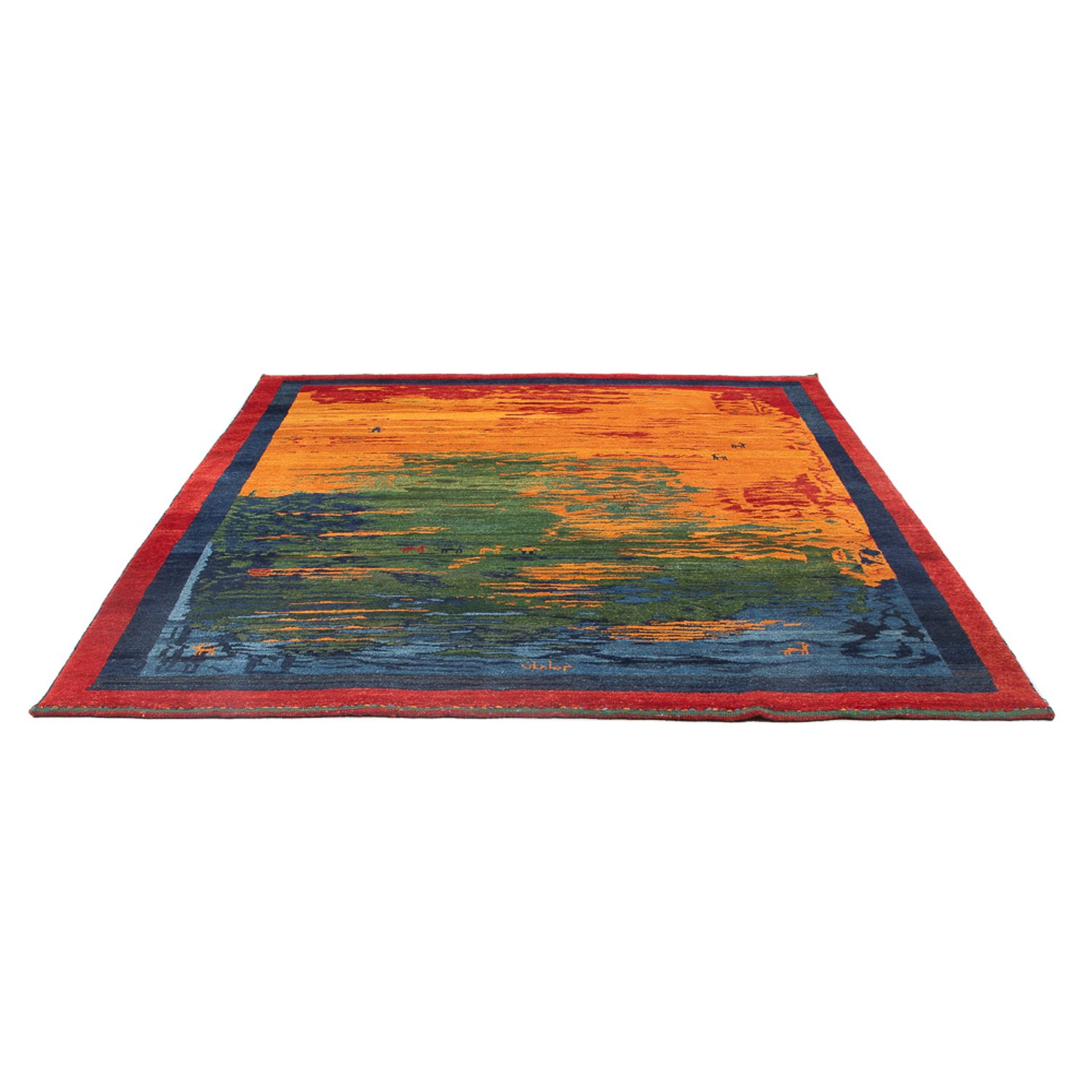 Tappeto Gabbeh - Persero - 238 x 198 cm - multicolore